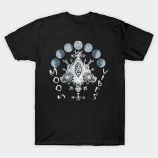 Moon Phase positive energy pagan power T-Shirt